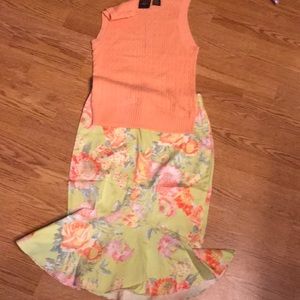 Spring has sprung floral pencil skirt!